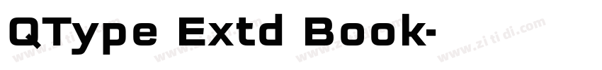 QType Extd Book字体转换